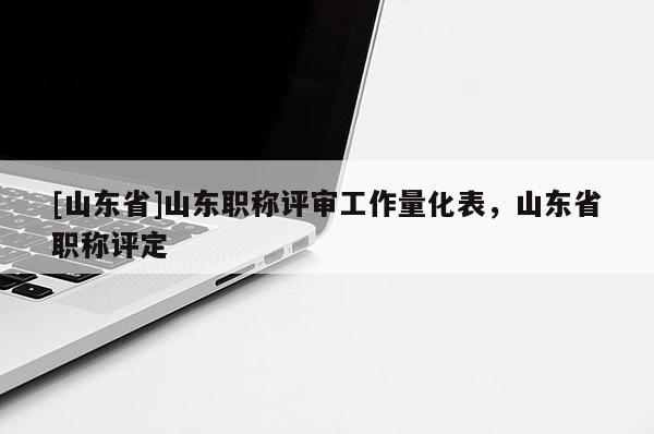 [山东省]山东职称评审工作量化表，山东省职称评定