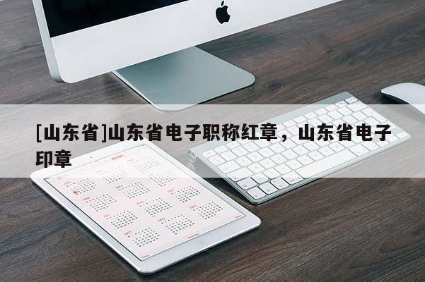 [山东省]山东省电子职称红章，山东省电子印章