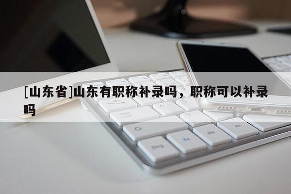 [山东省]山东有职称补录吗，职称可以补录吗