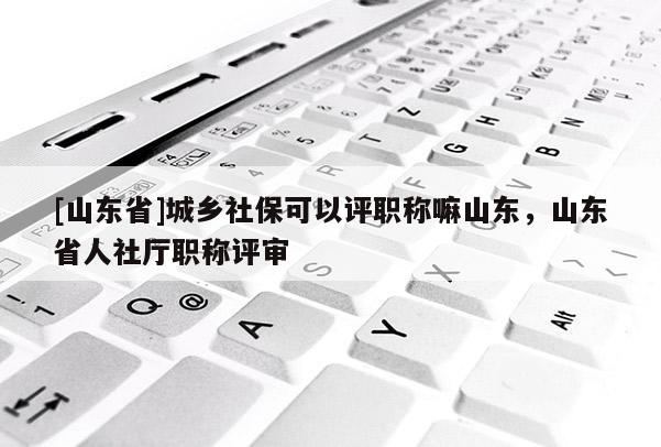 [山东省]城乡社保可以评职称嘛山东，山东省人社厅职称评审