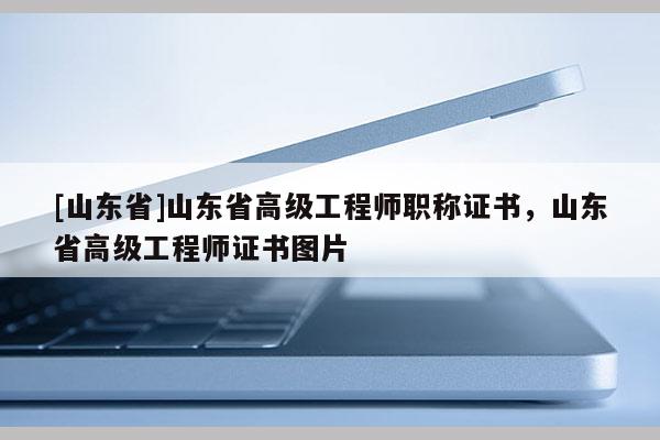 [山东省]山东省高级工程师职称证书，山东省高级工程师证书图片