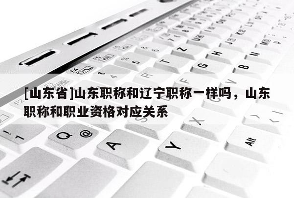 [山东省]山东职称和辽宁职称一样吗，山东职称和职业资格对应关系