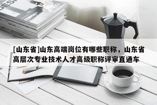 [山东省]山东高端岗位有哪些职称，山东省高层次专业技术人才高级职称评审直通车
